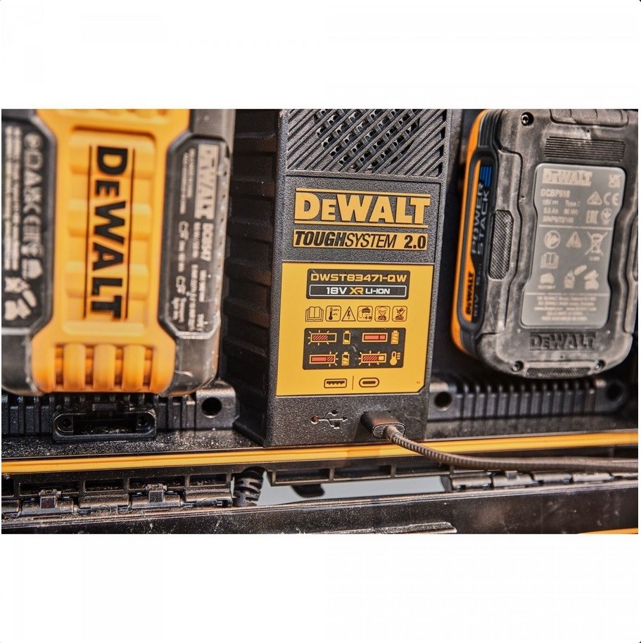 HARDSYSTEM OPLADER DWST83471 2X4A DEWALT
