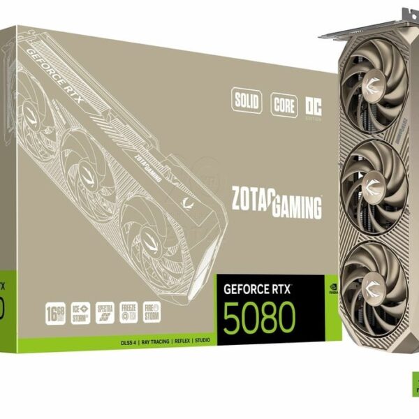 Karta graficzna ZOTAC GAMING GeForce RTX 5080 SOLID Core OC 20th Anniversary Edition