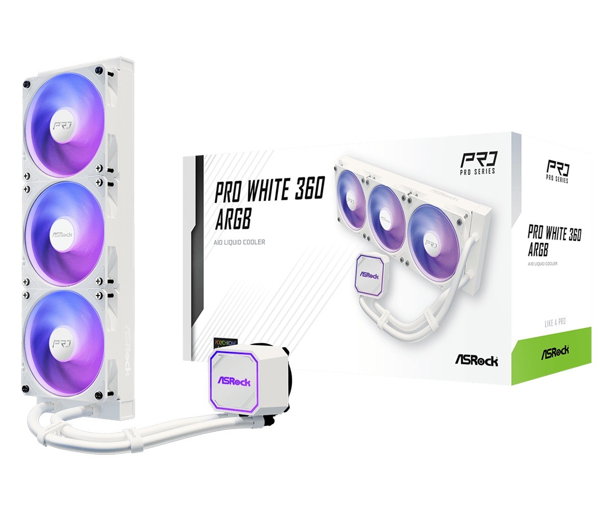 Koeling ASRock Pro White 360 ARGB