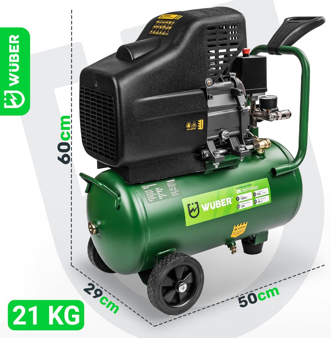 Kompresor olejowy 24L W54001 WUBER