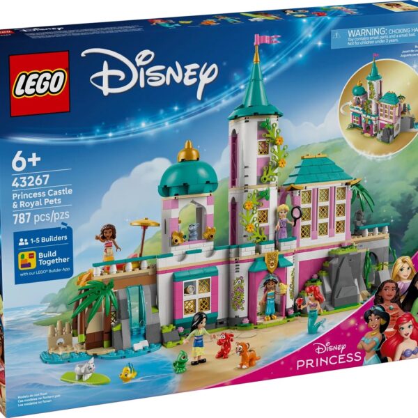 LEGO DISNEY 43267 Prinsenkasteel en Koninklijke huisdieren