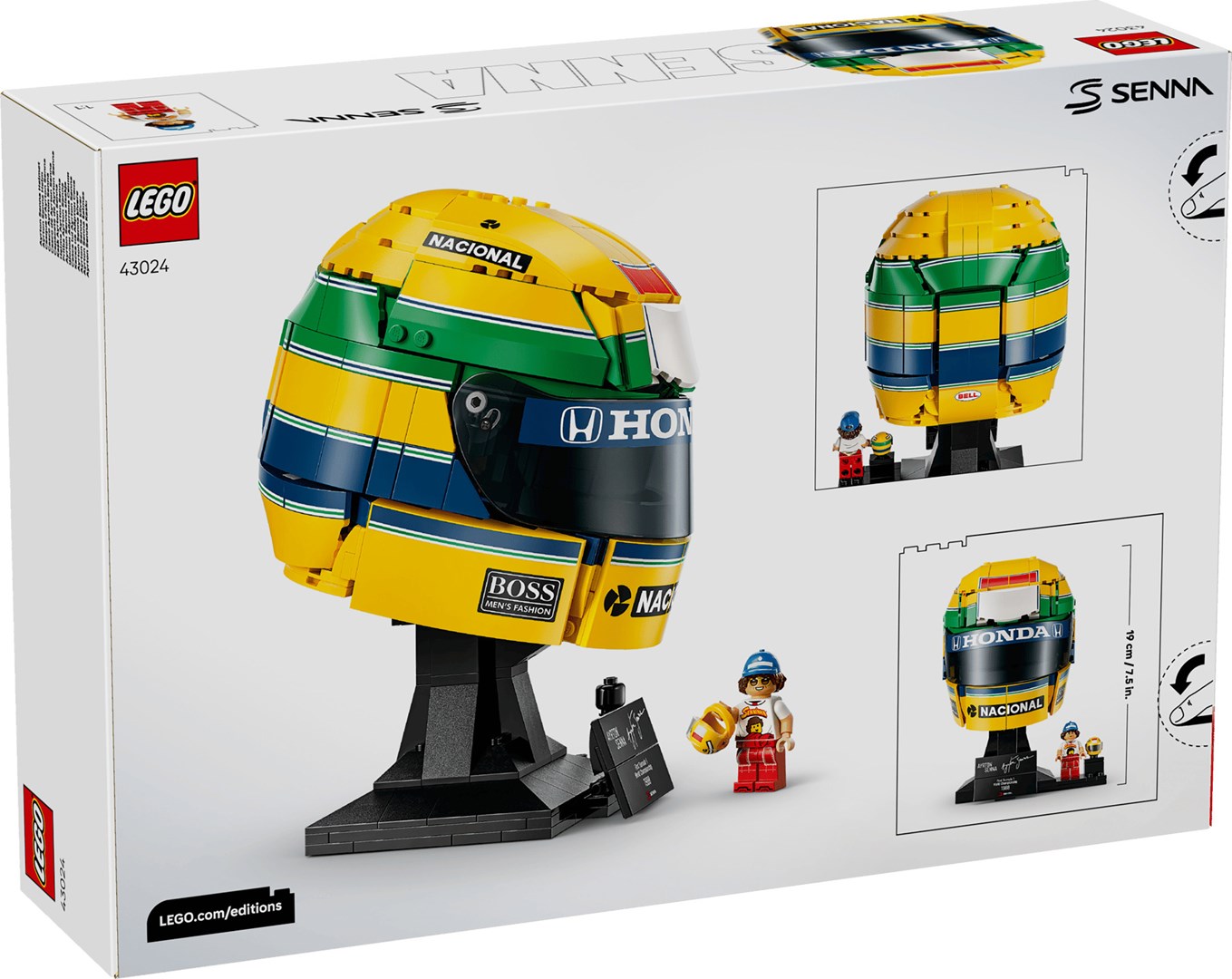 LEGO EDITIONS 43024 De helm van Ayrton Senna