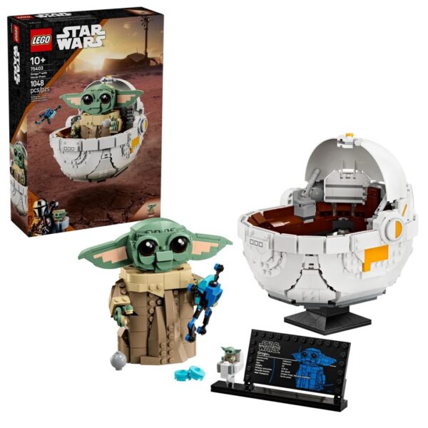 LEGO STAR WARS 75403 Grogu met zweefwagen