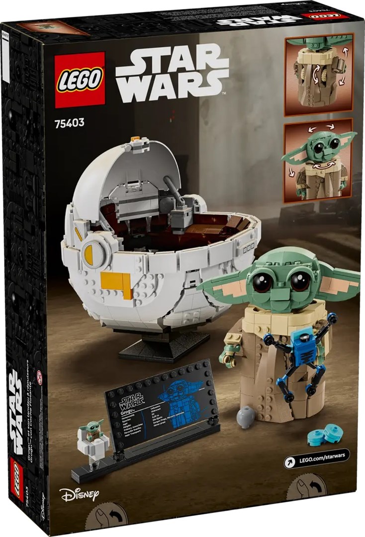 LEGO STAR WARS 75403 Grogu met zweefwagen