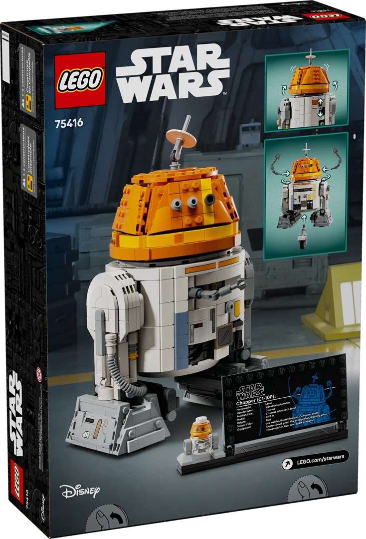 LEGO STAR WARS 75416 Chopper (C1-10P) Astromech schildpad