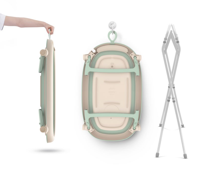 LUCY STAND OPVOUWBAAR BABYBADJE MET FRAME