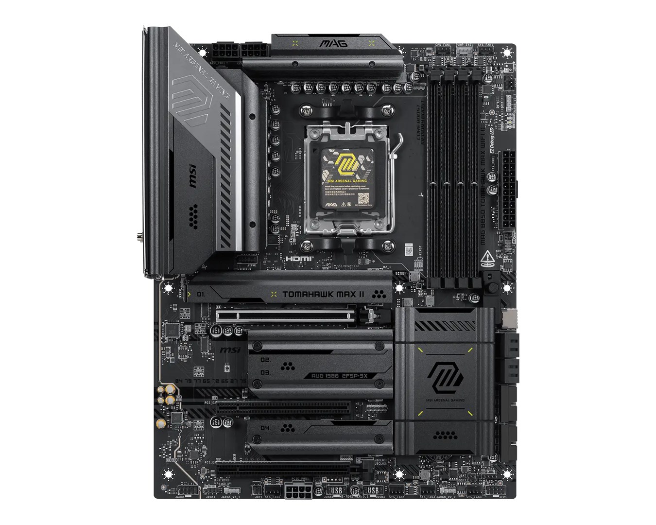 MSI MAG B850 TOMAHAWK MAX WIFI II moederbord AMD B850 Socket AM5 ATX