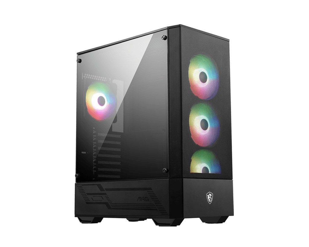 MSI MAG Forge 112R Midi Tower Zwart, Transparant
