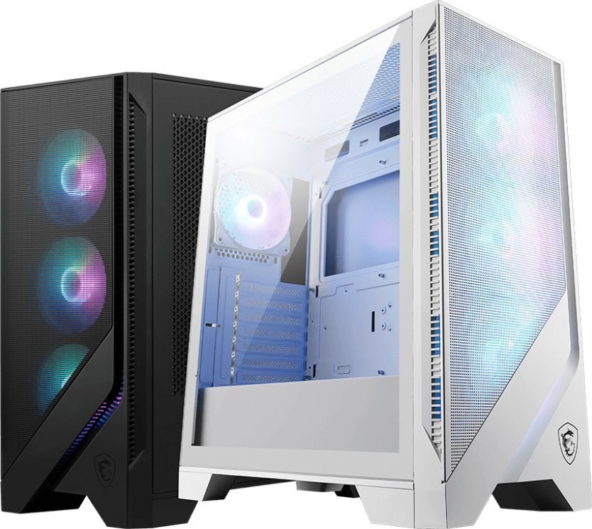 MSI MAG FORGE 320R WIT AIRFLOW behuizing