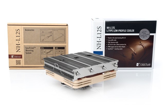 Noctua NH-L12S hardwarekoeling Processor Koeler 12 cm Beige, Nikkel