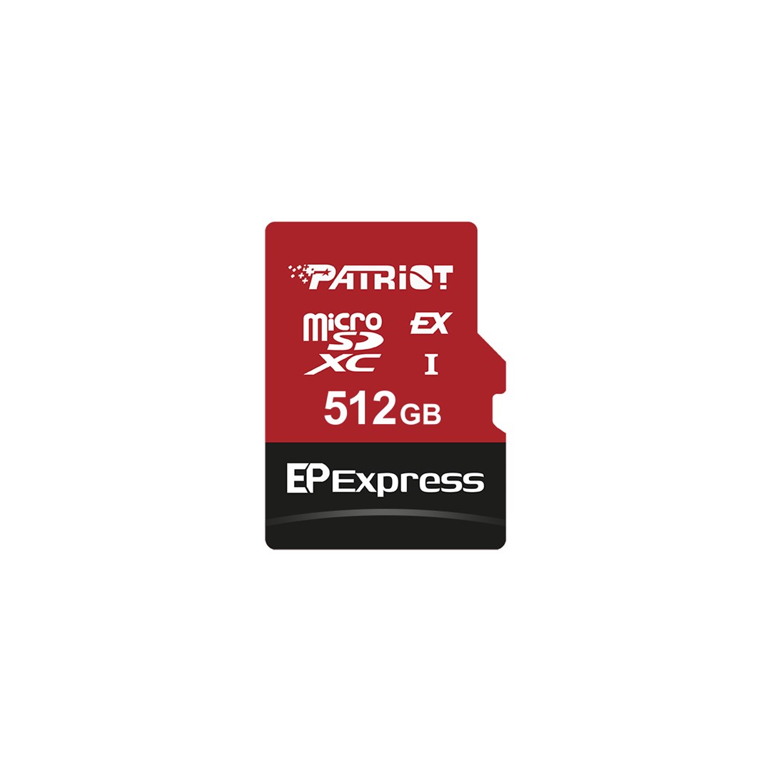 Patriot Memory EP Express flashgeheugen 512GB MicroSDXC 800/600 MB/s (PEF512GEPEXMCX)