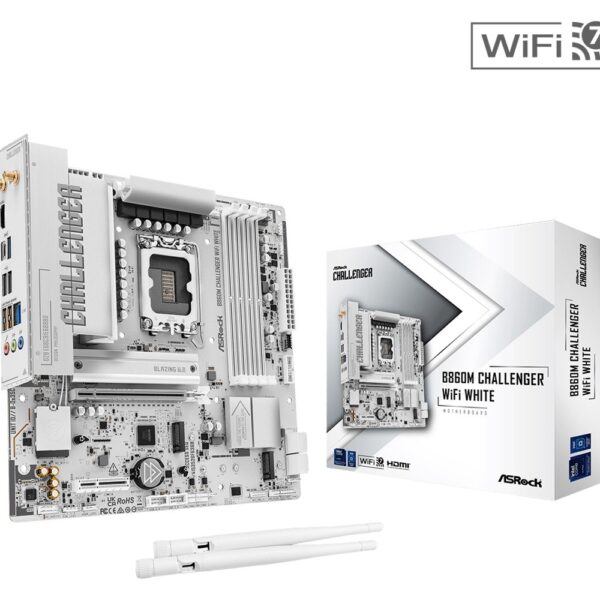 Płyta główna B860M CHALLENGER WIFI WHITE