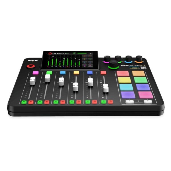RØDECaster Pro II Podcast productie studio Muziekproductiestation Zwart