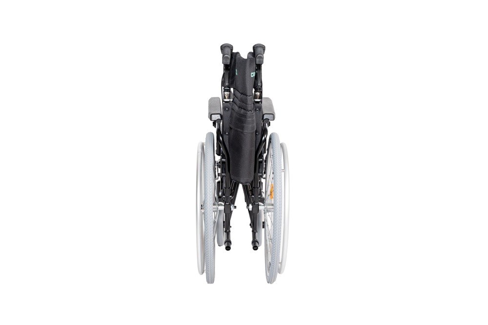 Stalen rolstoel RF-1 Cruiser Zwart 48cm