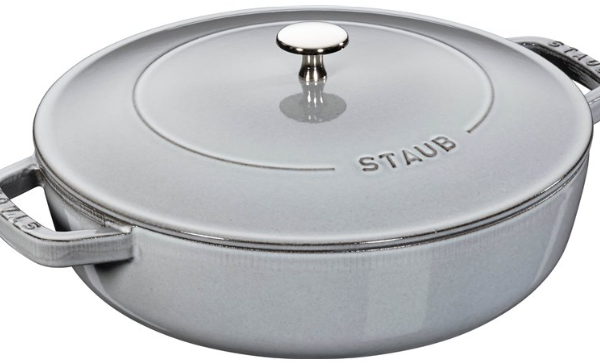 STAUB 28 cm diepe koekenpan met deksel 40511-470-0