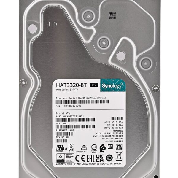Synology HAT3320-8T interne harde schijf 8 TB 7200 RPM 3.5" SATA III