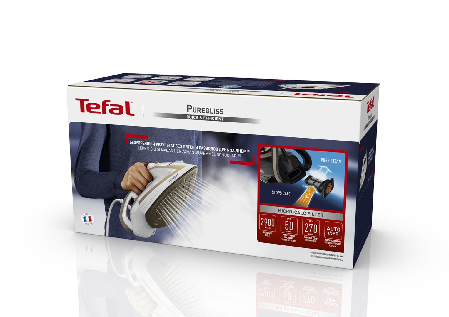 Tefal Puregliss FV8042 stoomstrijkijzer