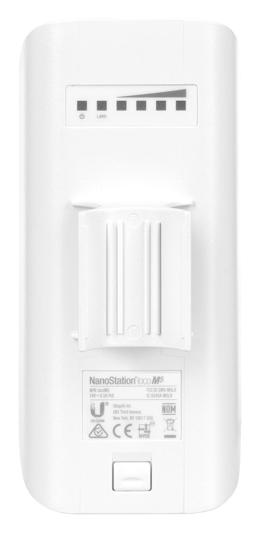 Ubiquiti LocoM5 Netwerkbrug 150 Mbit/s Wit