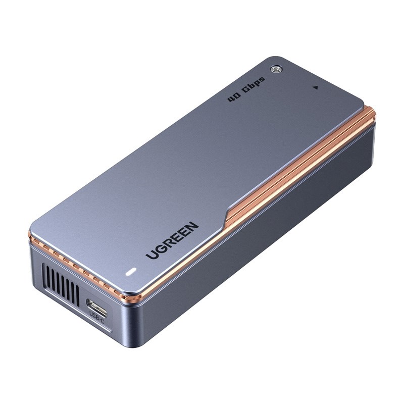 Ugreen behuizing voor M.2 NVMe SSD D703 USB4 Grijs