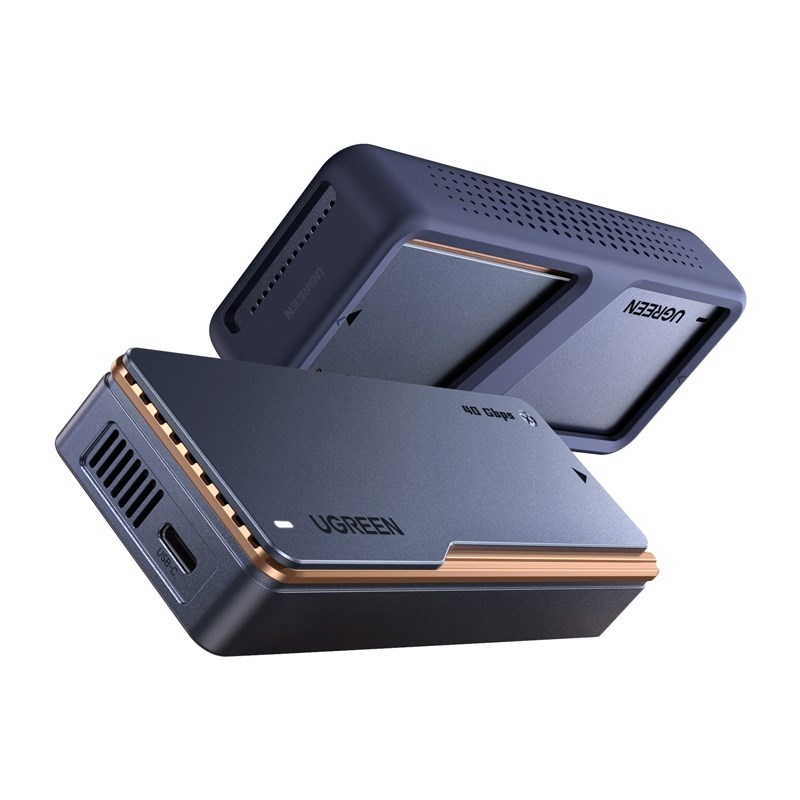 Ugreen behuizing voor M.2 NVMe SSD D703 USB4 Grijs