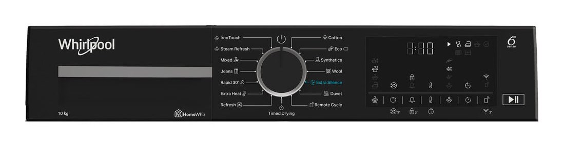 Whirlpool WP C10X WBS EE wasdroger Vrijstaand Voorlader 10 kg Wit