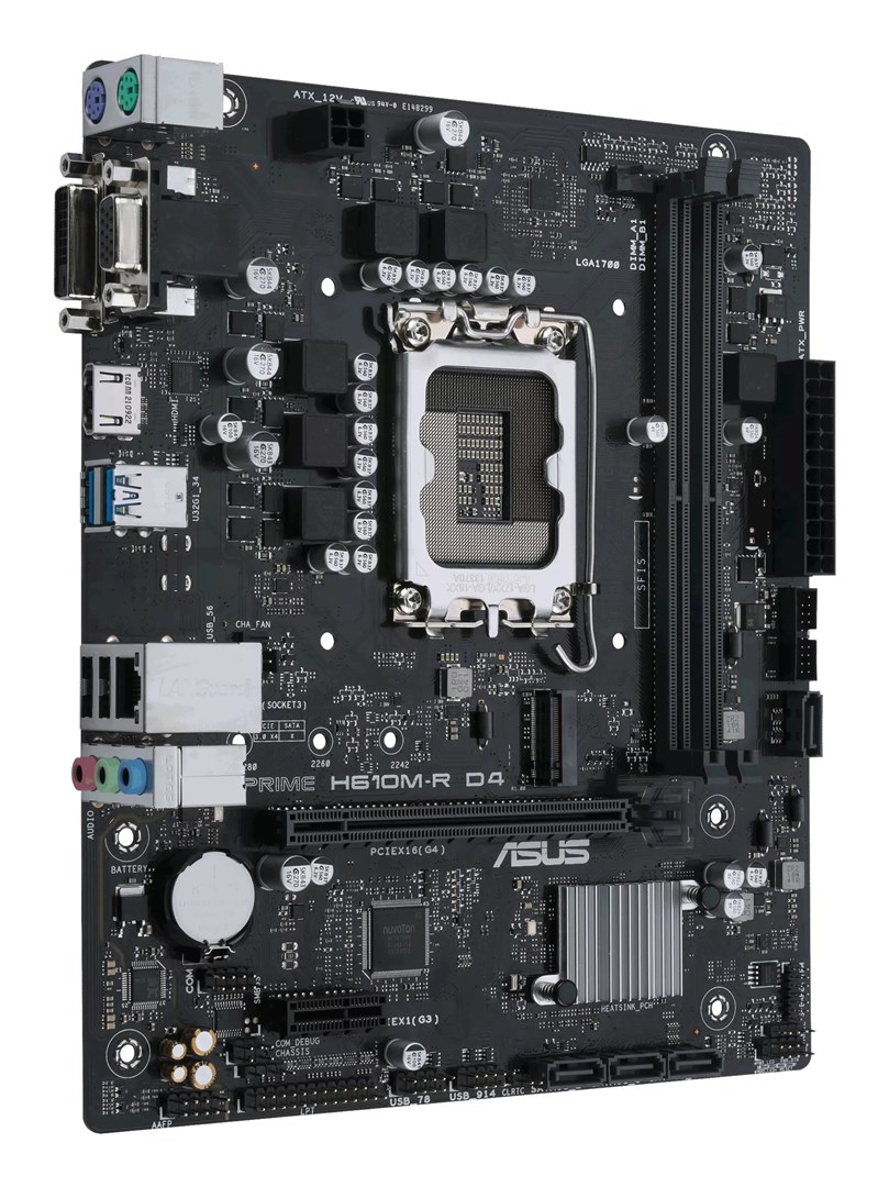 ASUS PRIME H610M-R D4 Intel H610 LGA 1700 micro ATX