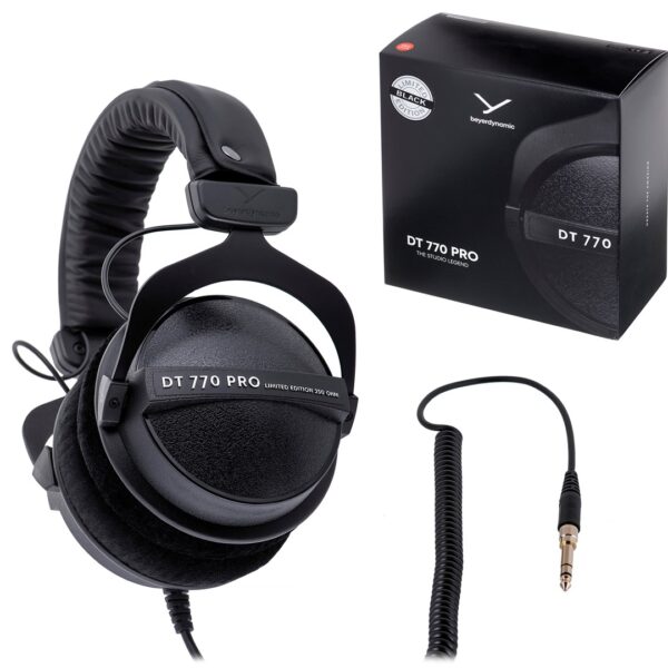 Beyerdynamic DT 770 PRO 250 OHM Black Limited Edition - gesloten studiohoofdtelefoons