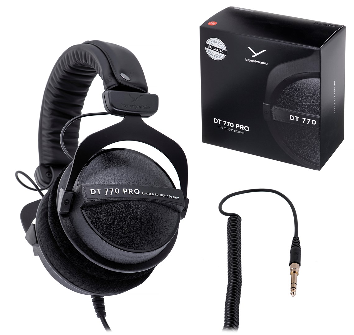 Beyerdynamic DT 770 PRO 250 OHM Black Limited Edition - gesloten studiohoofdtelefoons