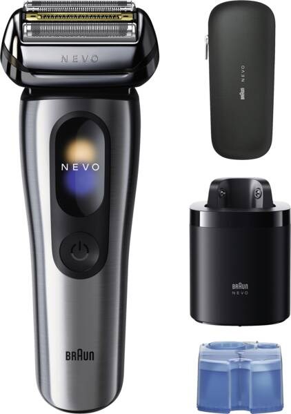 Braun NEVO 917667 scheerapparaat Scheerapparaat met scheerblad Trimmer Zilver