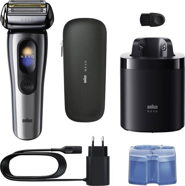 Braun NEVO 917667 scheerapparaat Scheerapparaat met scheerblad Trimmer Zilver