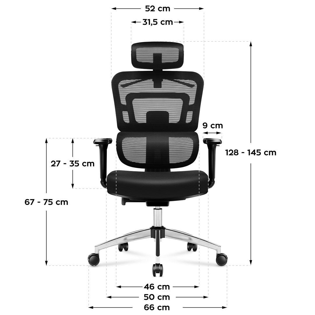 Bureaustoel MA-Manager 4.9 Zwart