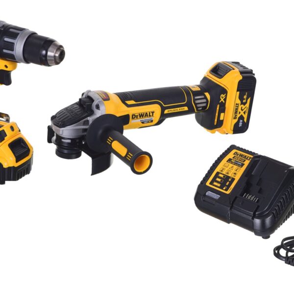 COMBO-kit 18V DCD796, DCG405 + 2x5,0Ah DCK208