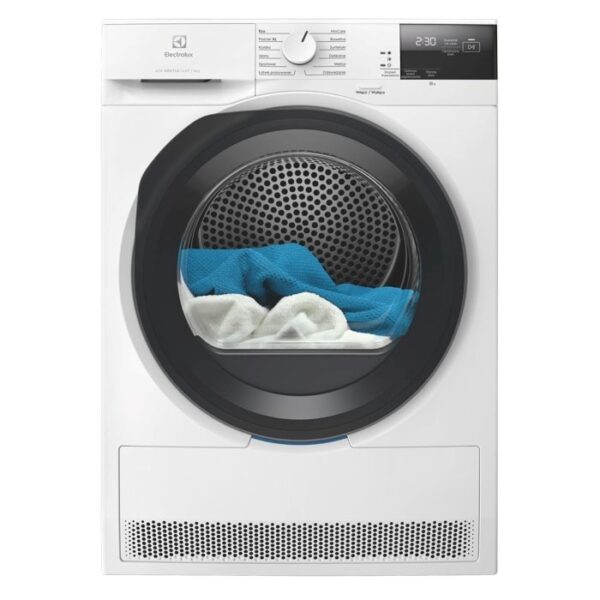 Electrolux EW6D28CBP 600 GentleCare Warmtepompdroger 8 kg wit
