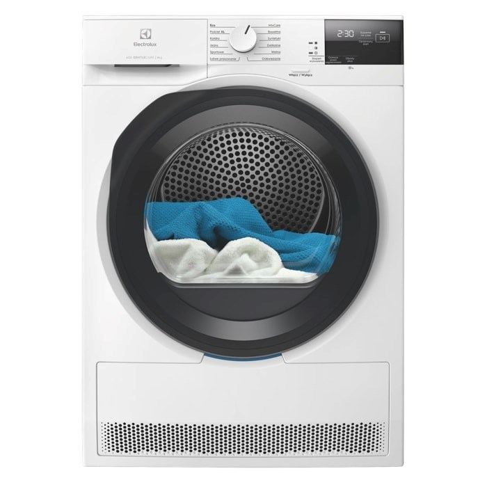 Electrolux EW6D28CBP 600 GentleCare Warmtepompdroger 8 kg wit