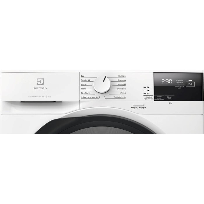 Electrolux EW6D28CBP 600 GentleCare Warmtepompdroger 8 kg wit