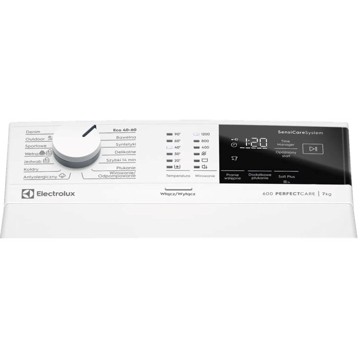 Electrolux SensiCare 600 EW6TO2725BP Bovenlader wasmachine 7 kg wit