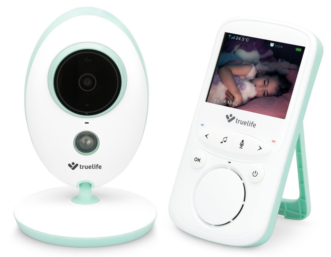 Elektronische babyfoon TrueLife NannyCam V24 Pro LCD 2,4” 20 fps
