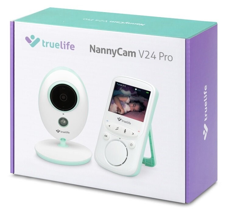 Elektronische babyfoon TrueLife NannyCam V24 Pro LCD 2,4” 20 fps