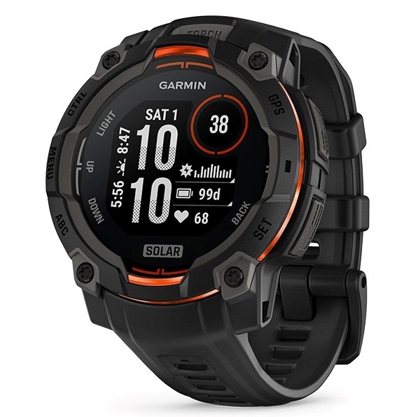 Garmin Instinct® 3 – 45 mm, Solar Horloge Zwart