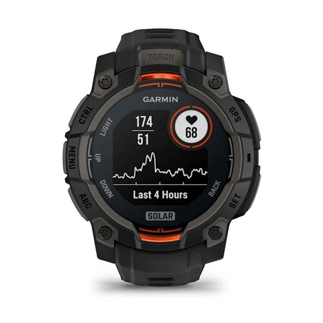 Garmin Instinct® 3 – 45 mm, Solar Horloge Zwart