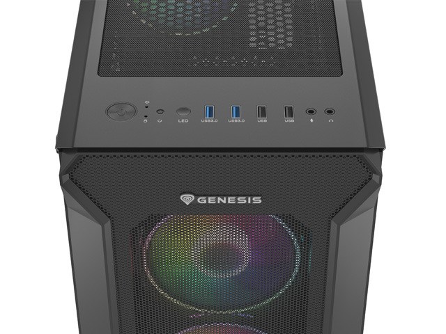 GENESIS CASE MIDI TOWER IRID 505 ARGB (USB 3.0)