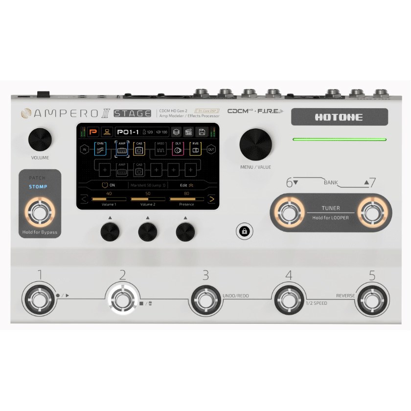 Hotone Ampero II Stage MP-380 - gitaar multieffect