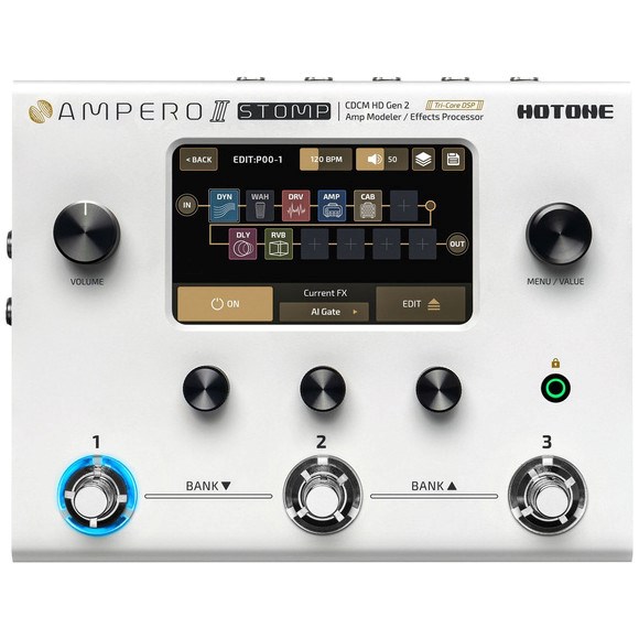 Hotone Ampero II Stomp MP-300 - gitaar multieffect