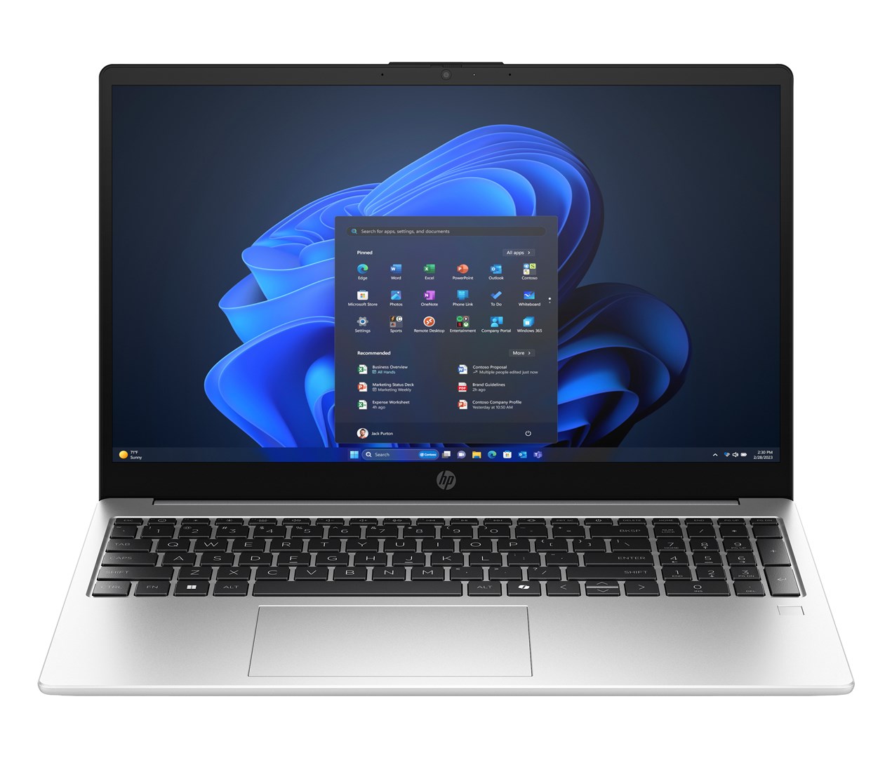 HP 255R G10 AMD Ryzen™ 5 7535U-laptop 39,6 cm (15,6") Full HD 8 GB DDR5-SDRAM 512 GB SSD Wi-Fi 6 (802.11ax) Windows 11 Home Zilver