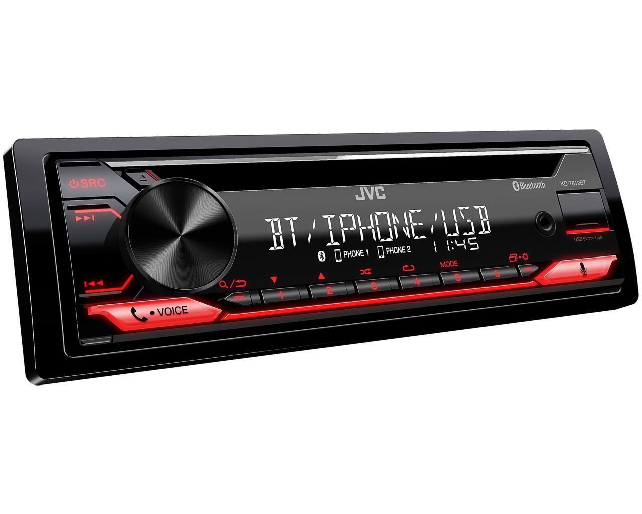 JVC KD-T812BT 1-DIN CD/USB autoradio