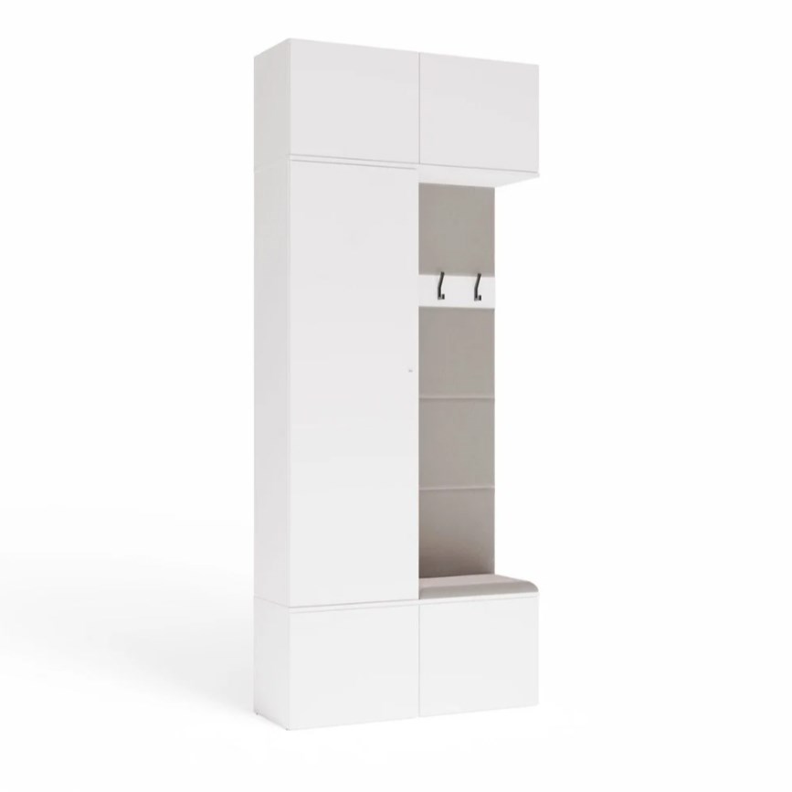 Kledingkast HAGA II 1SZ1W Wit