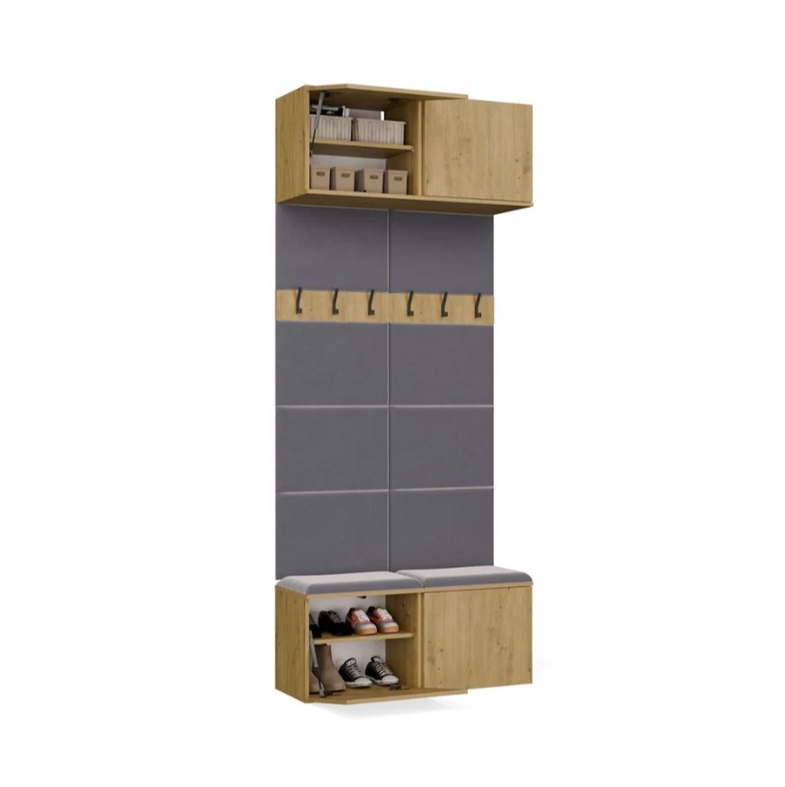 Kledingkast HAGA II 2W Artisan-eik