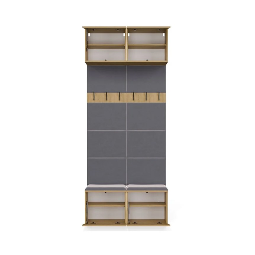 Kledingkast HAGA II 2W Artisan-eik