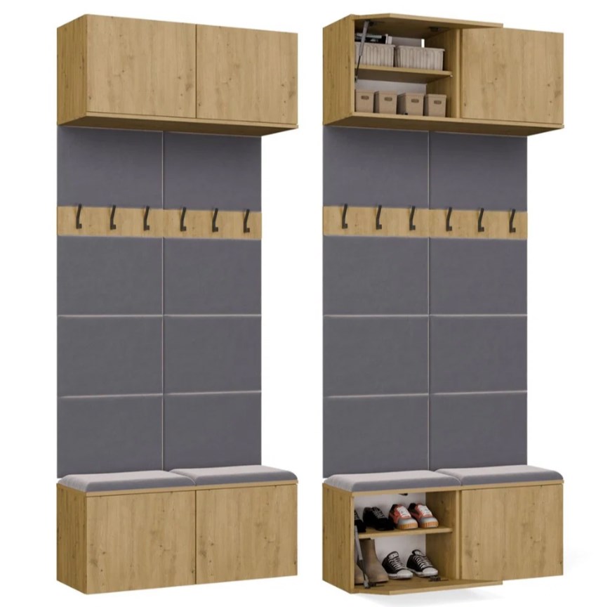 Kledingkast HAGA II 2W Artisan-eik