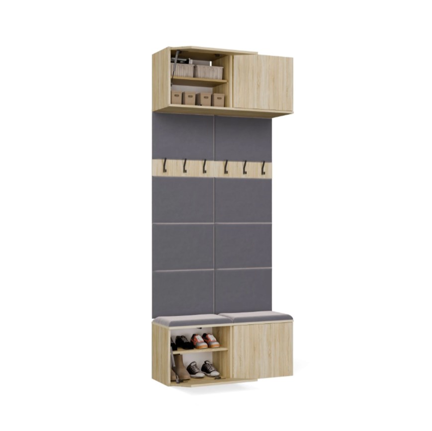 Kledingkast HAGA II 2W Sonoma-eik